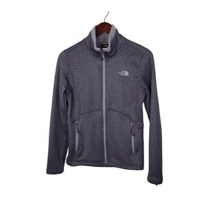 The North Face Agave Full Zip Jacket in Grey Size Small.